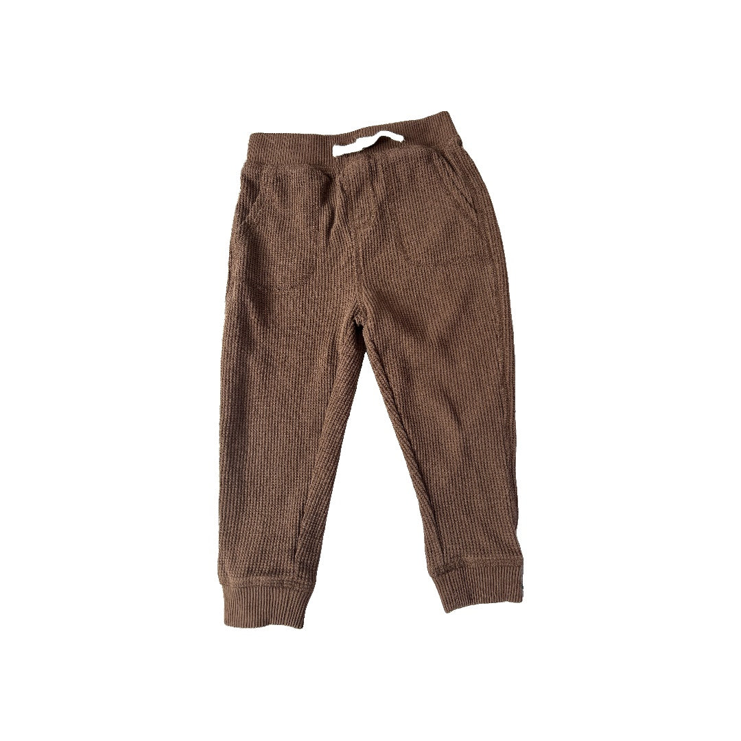 Unisex Brown Button Down Short Sleeve Size: 12-18 months Brown