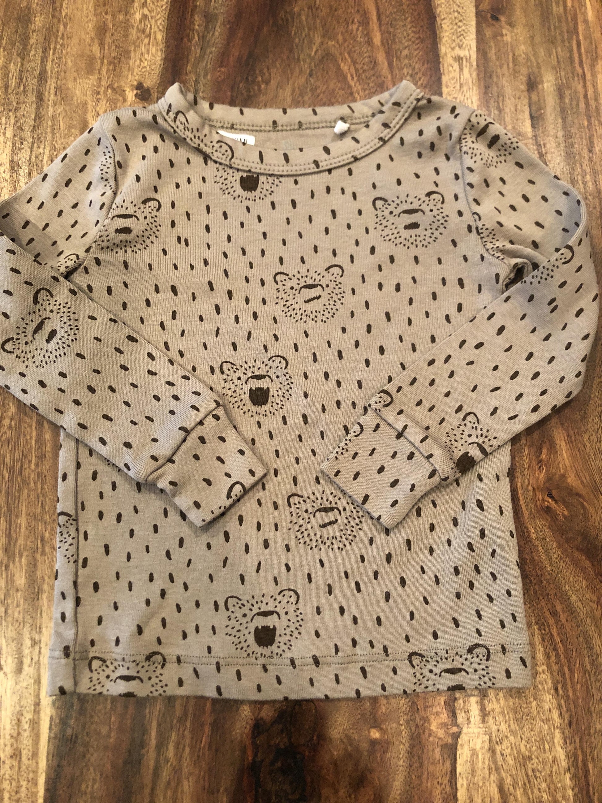 Oliver & Rain Girls Brown Pajamas Size: 2T Brown