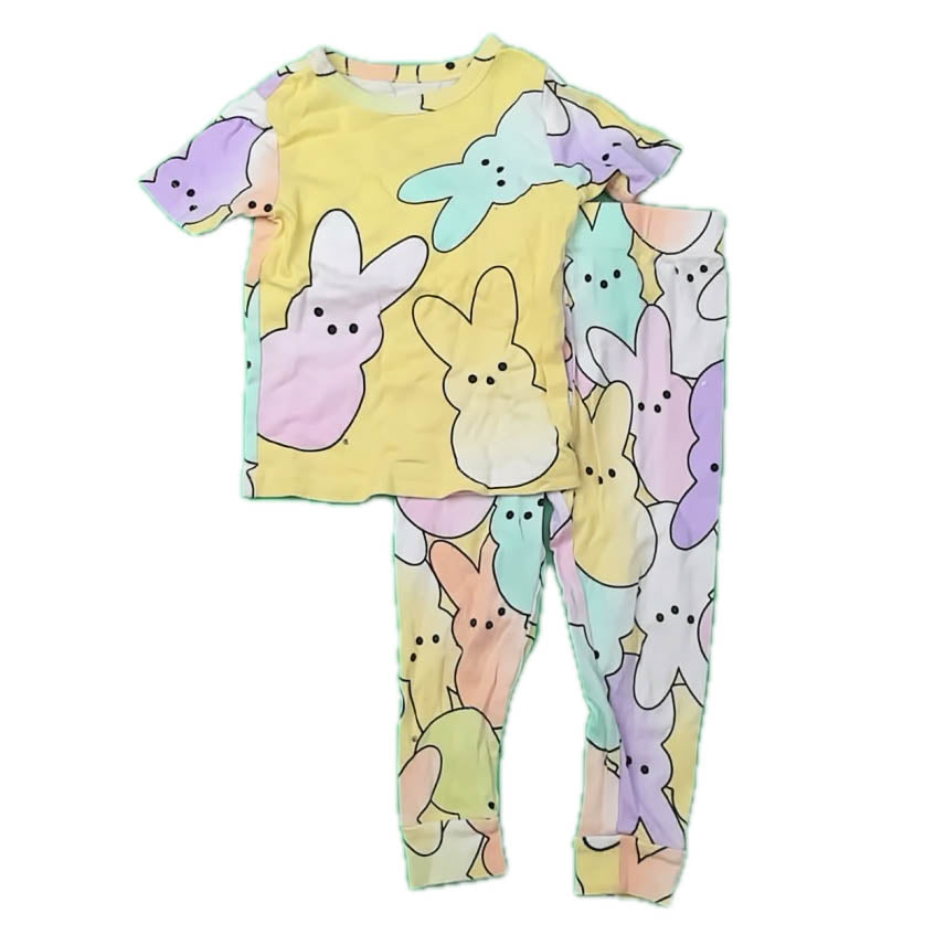 Peep Girls Bunnies 2-piece Pajamas Size: 3T Bunnies