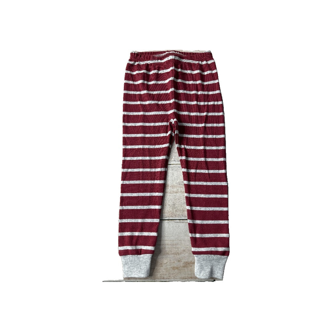 Carters Unisex Burgundy | Grey Pajamas Size: 2T Burgundy | Grey