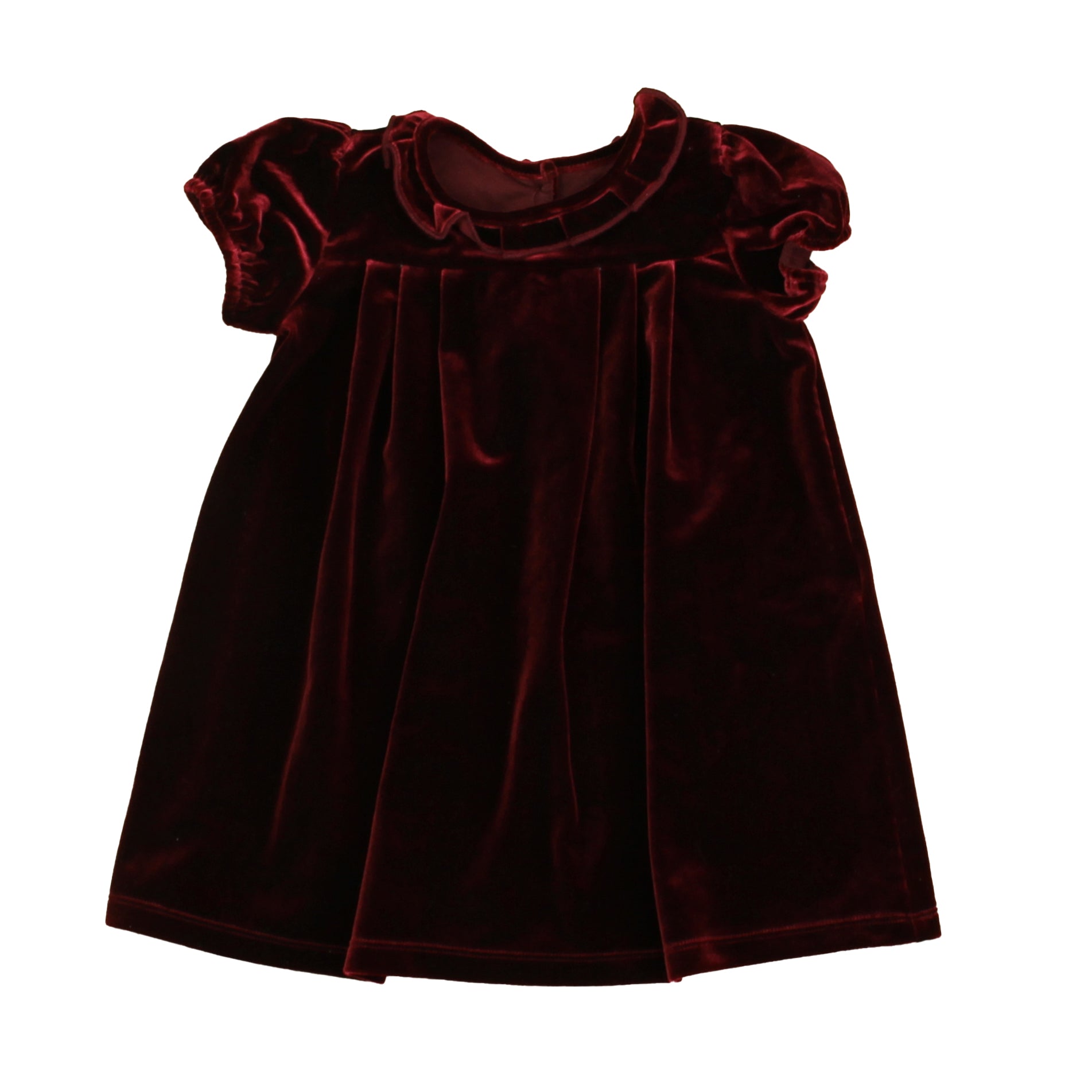 Gap Girls Burgundy Velour Dress Size: 18-24 Months Burgundy Velour