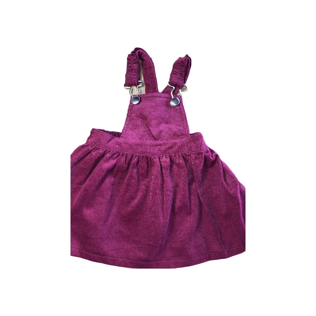 Nanette Girls Burgundy Dress Size: 0-3 months Burgundy
