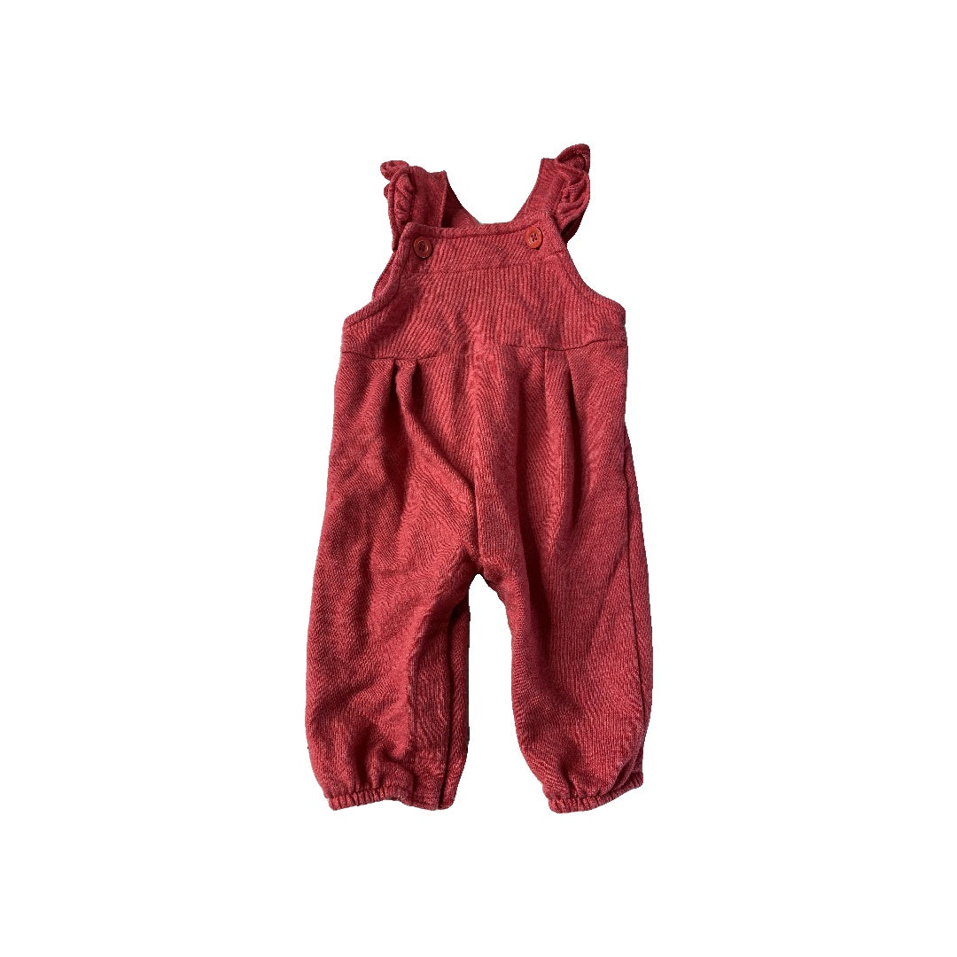 Carters Girls Burgundy Overalls Size: 0-3 months Burgundy