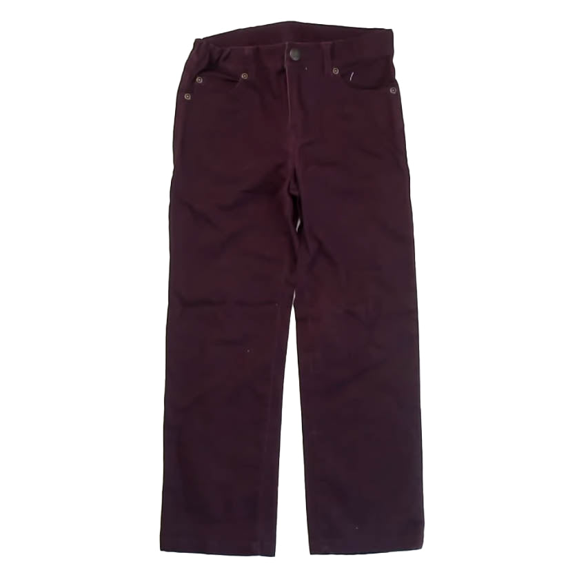 Janie and Jack Boys Burgundy Pants Size: 6 Years Burgundy