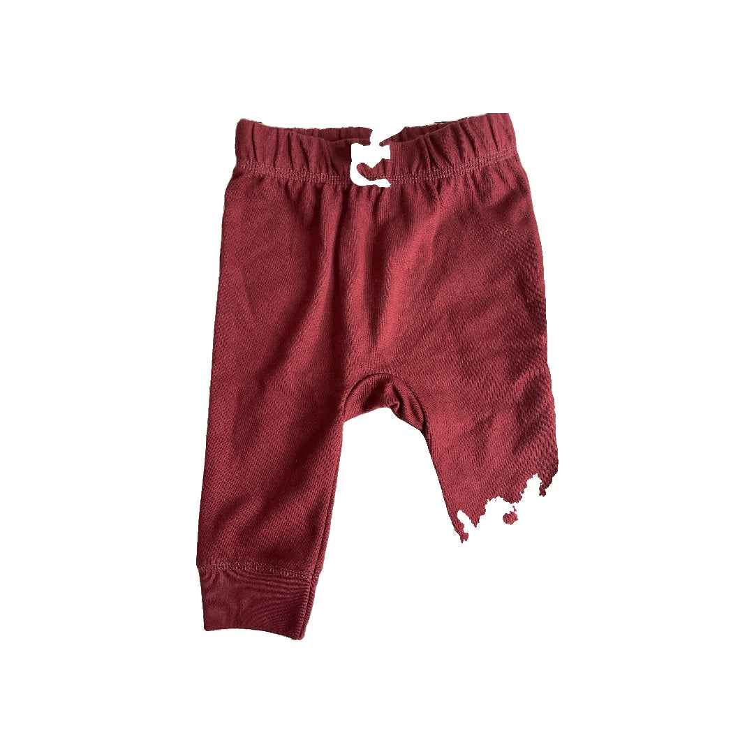 Cat & Jack Unisex Burgundy Pants Size: 12 months Burgundy