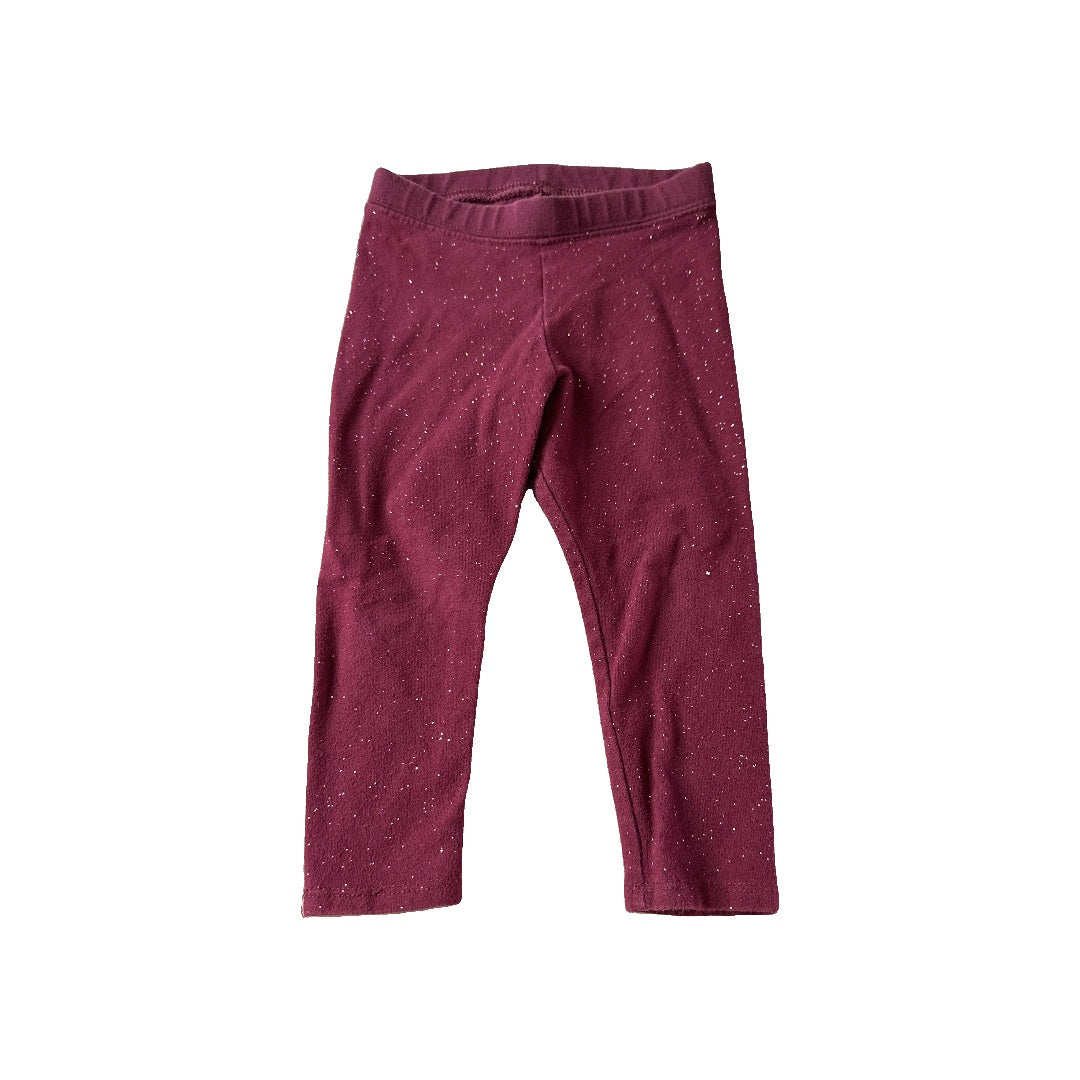 Cat & Jack Girls Burgundy Pants Size: 18 months Burgundy