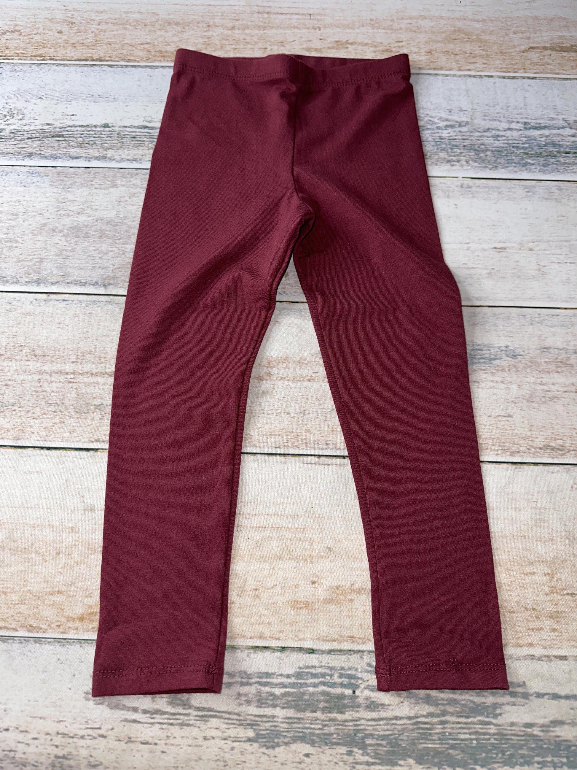 Cat & Jack Girls Burgundy Pants Size: 3T Burgundy