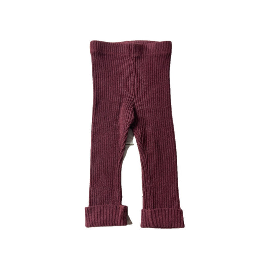 Loop Unisex Burgundy Pants Size: 12-18 months Burgundy