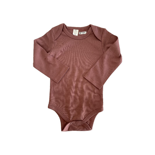 Colored Organics Girls Burgundy Onesie Size: 12-18 months Burgundy