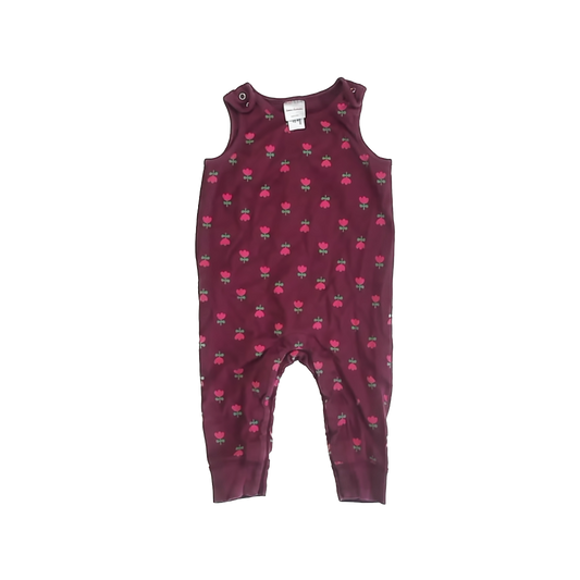 Hanna Andersson Girls Burgundy Romper Size: 18-24 Months Burgundy