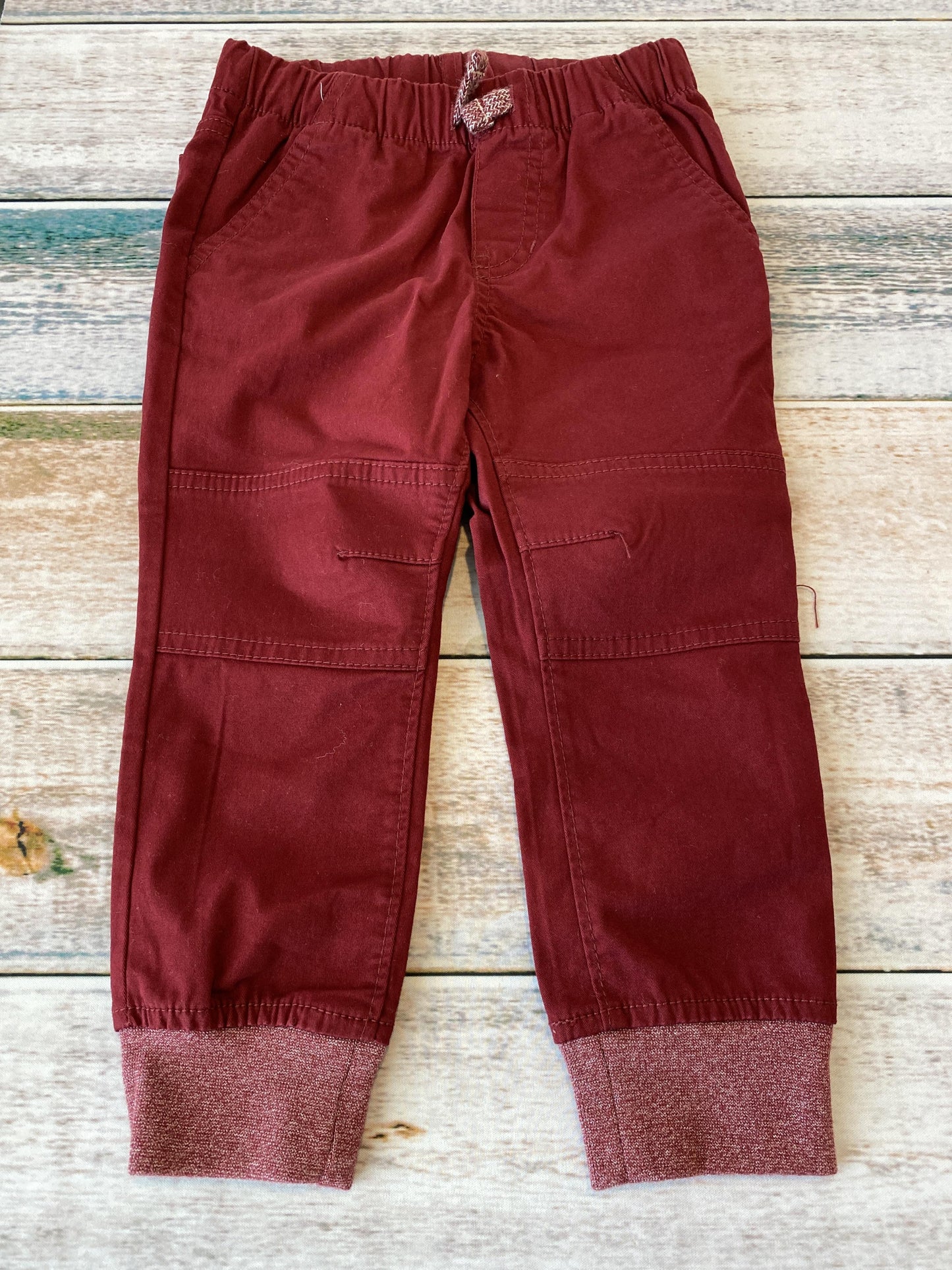 Cat & Jack Boys Burgundy Pants Size: 2T Burgundy