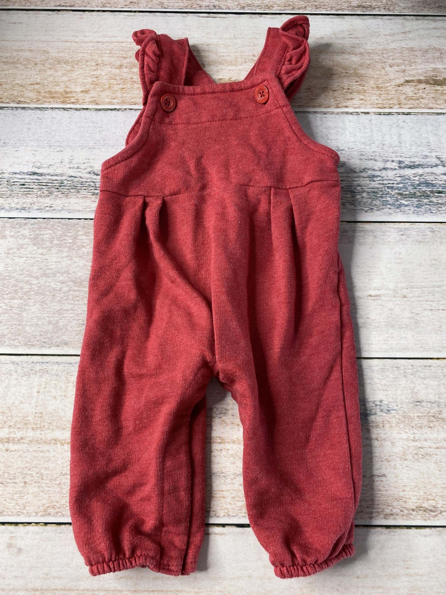 Carters Girls Burgundy Overalls Size: 0-3 months Burgundy