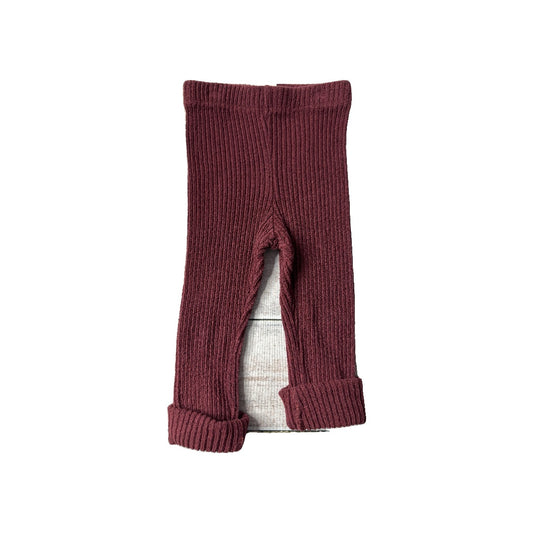 Loop Unisex Burgundy Pants Size: 12-18 months Burgundy