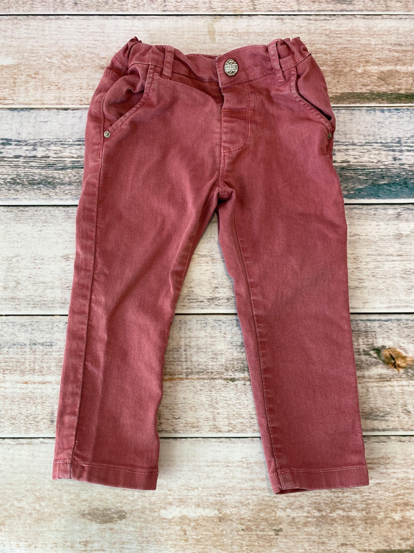 Boys Burgundy Pants Size: 24 months Burgundy