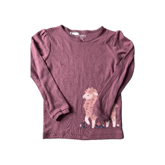 Carters Girls Burgundy Pajamas Size: 3T Burgundy