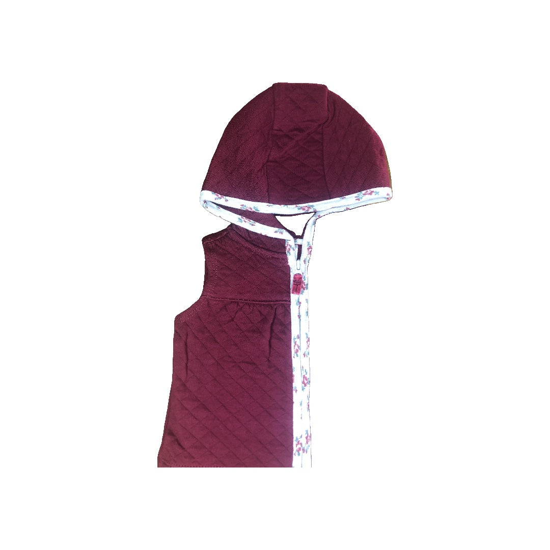 Carters Girls Burgundy Vest Size: 6 months Burgundy