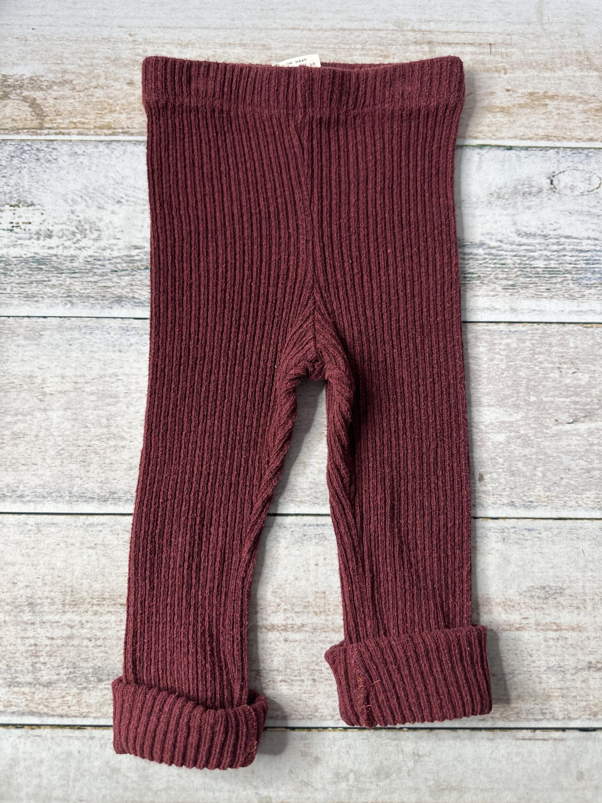 Loop Unisex Burgundy Pants Size: 12-18 months Burgundy
