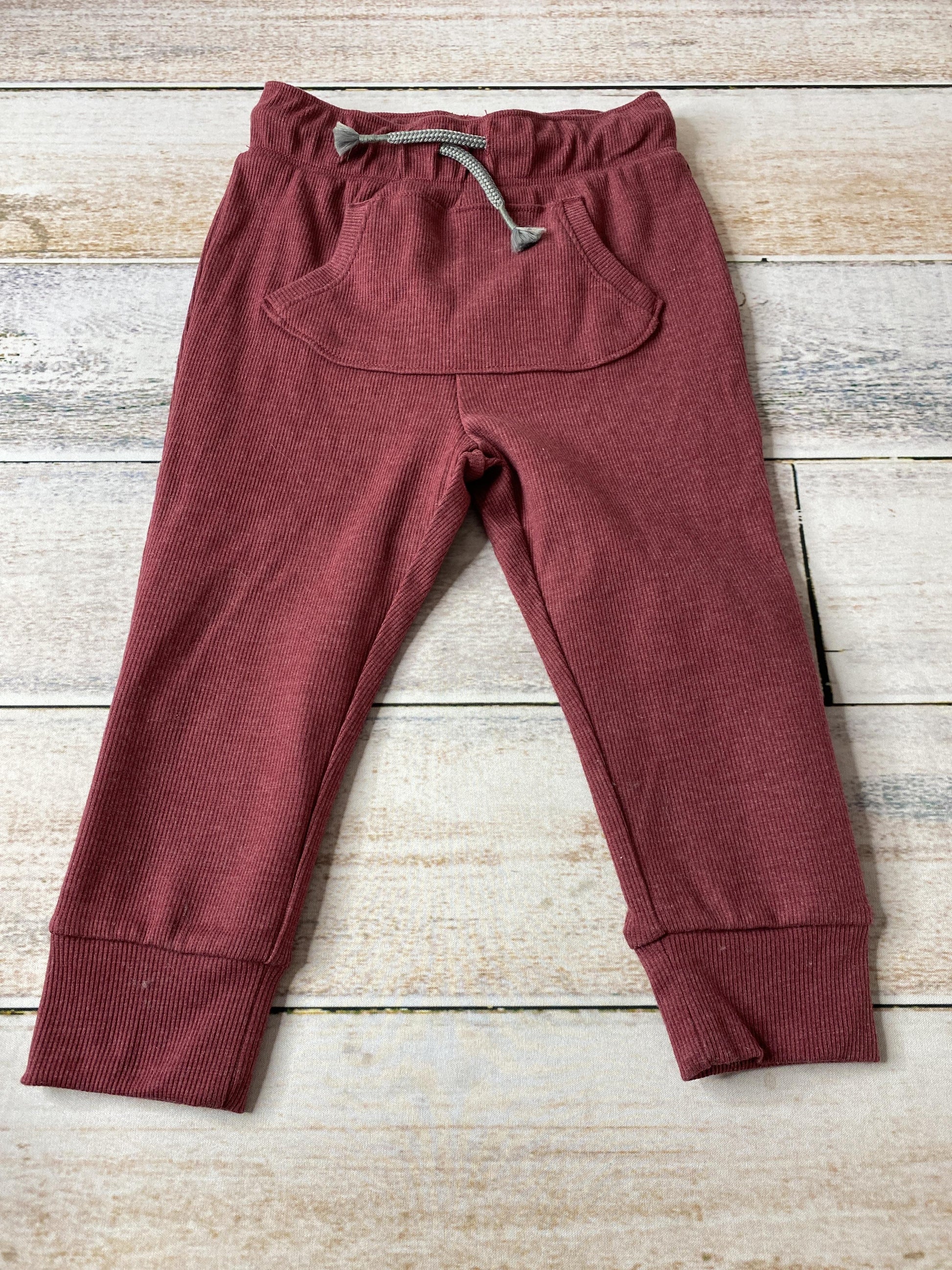 Cat & Jack Boys Burgundy Pants Size: 2T Burgundy