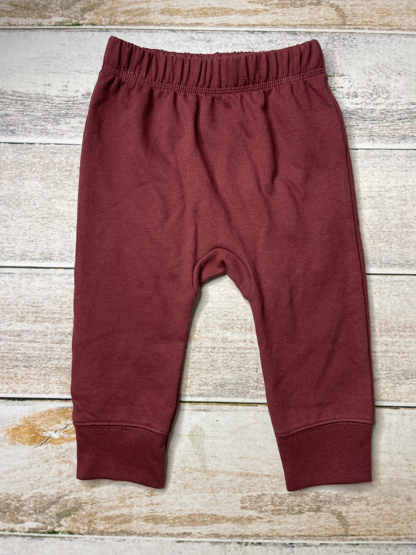 Cat & Jack Unisex Burgundy Pants Size: 12 months Burgundy