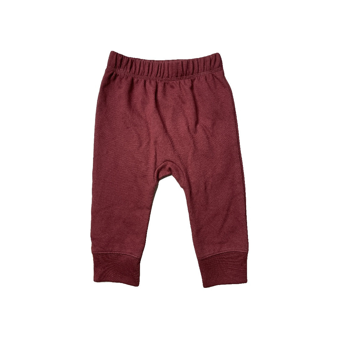 Cat & Jack Unisex Burgundy Pants Size: 12 months Burgundy