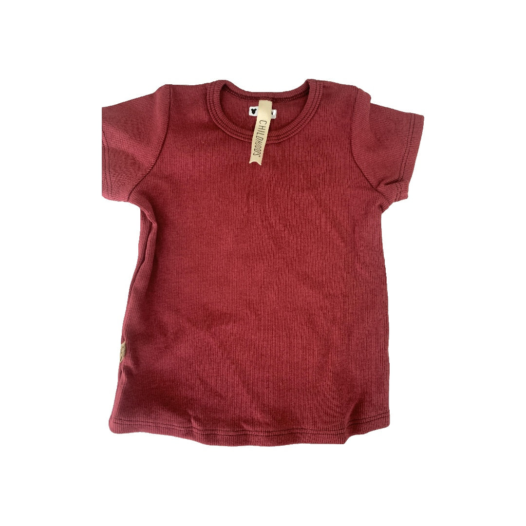 Childhoods Clothing Girls Burgundy Shirt Size: 6-12 months Burgundy