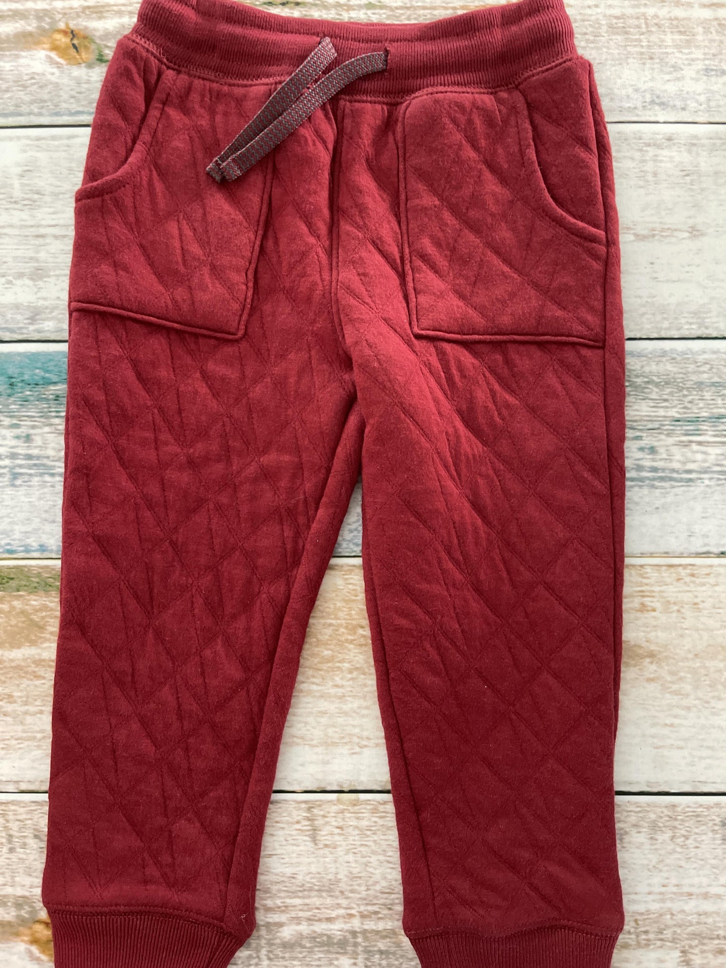 Cat & Jack Unisex Burgundy Pants Size: 3T Burgundy