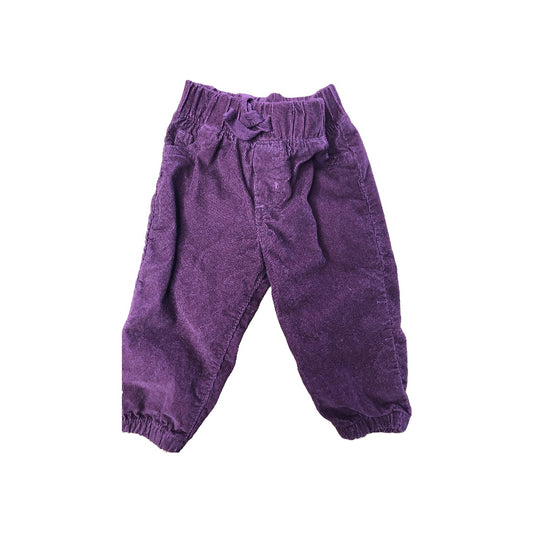 Carters Boys Burgundy Pants Size: 9 months Burgundy