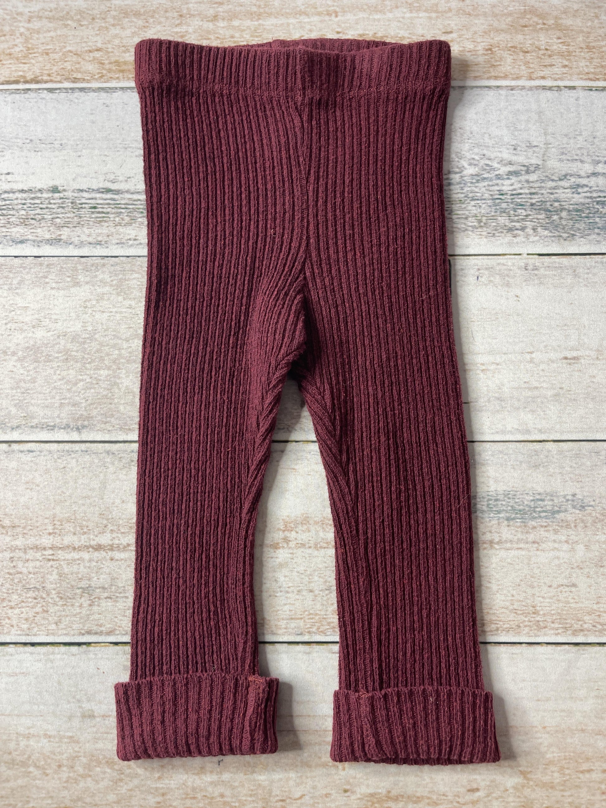 Loop Unisex Burgundy Pants Size: 12-18 months Burgundy