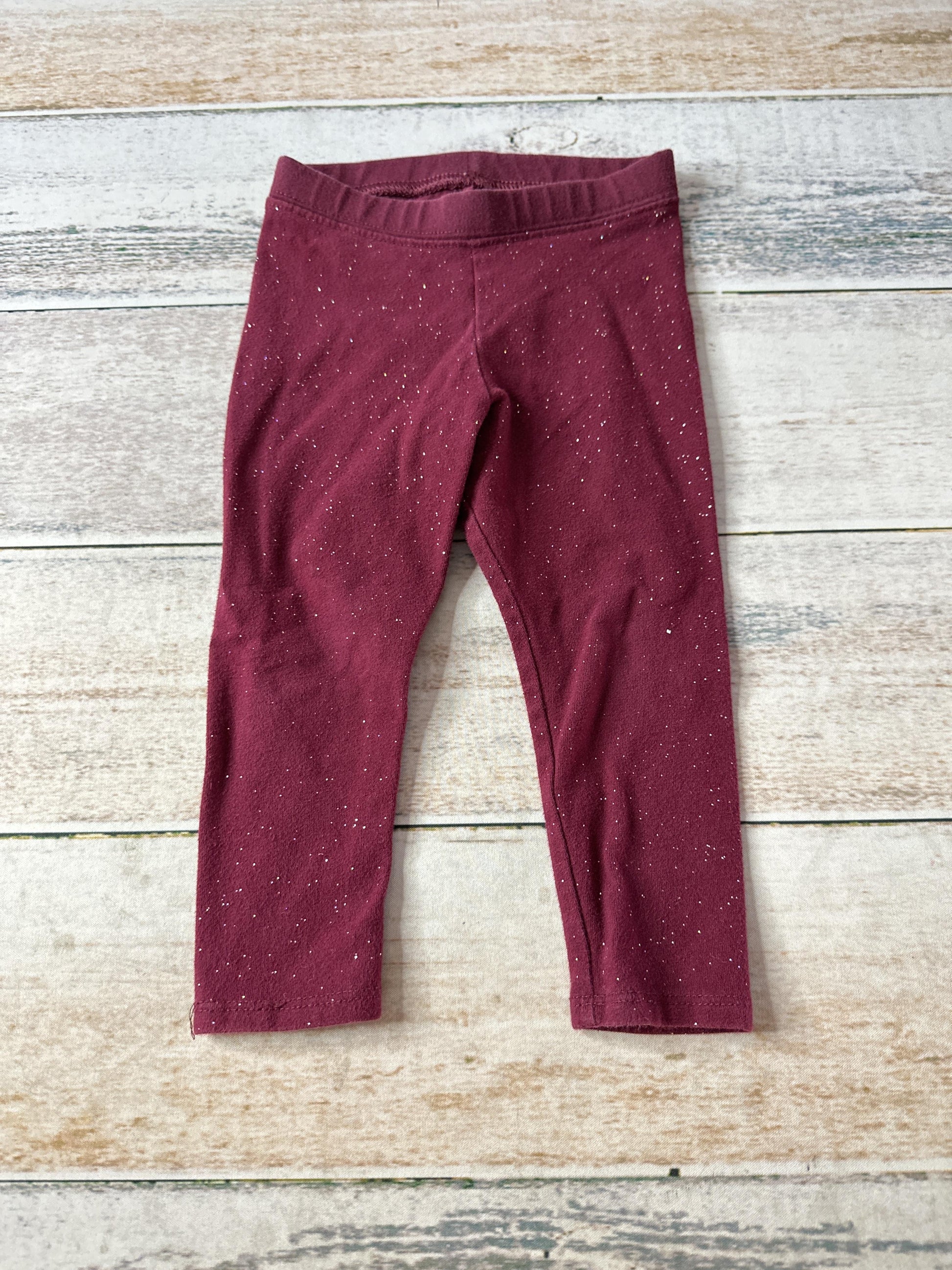 Cat & Jack Girls Burgundy Pants Size: 18 months Burgundy