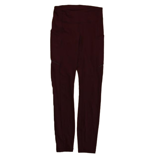 Lululemon Girls Burgundy Athletic Pants Size: Junior 2