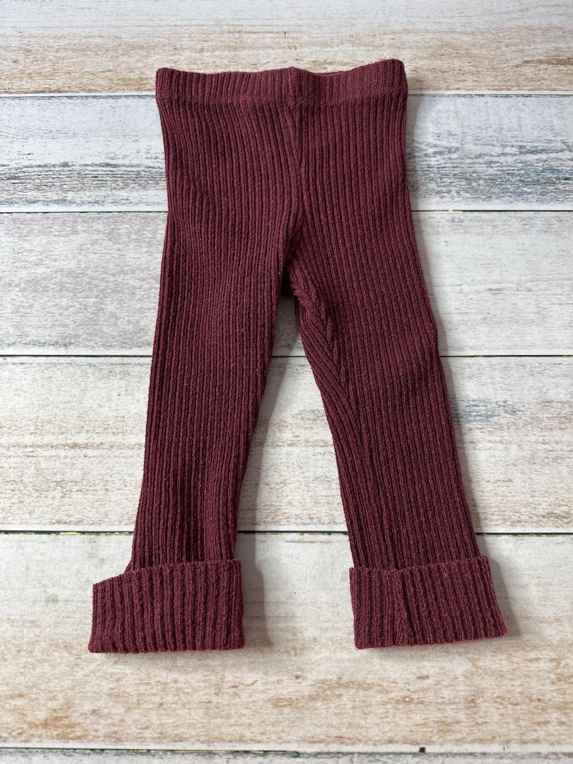 Loop Girls Burgundy Pants Size: 12-18 months Burgundy