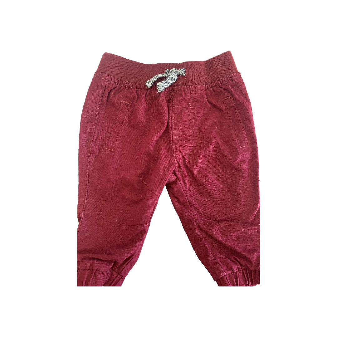 Cat & Jack Boys Burgundy Pants Size: Newborn Burgundy