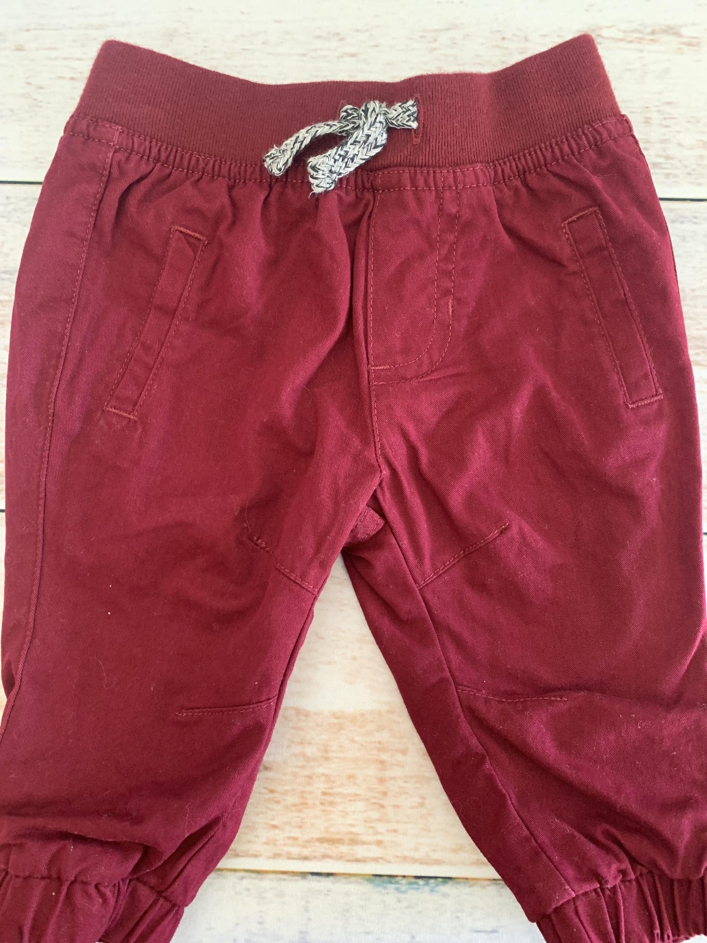 Cat & Jack Boys Burgundy Pants Size: Newborn Burgundy