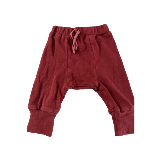 Kate Quinn Unisex Burgundy Pants Size: 6-12 months Burgundy