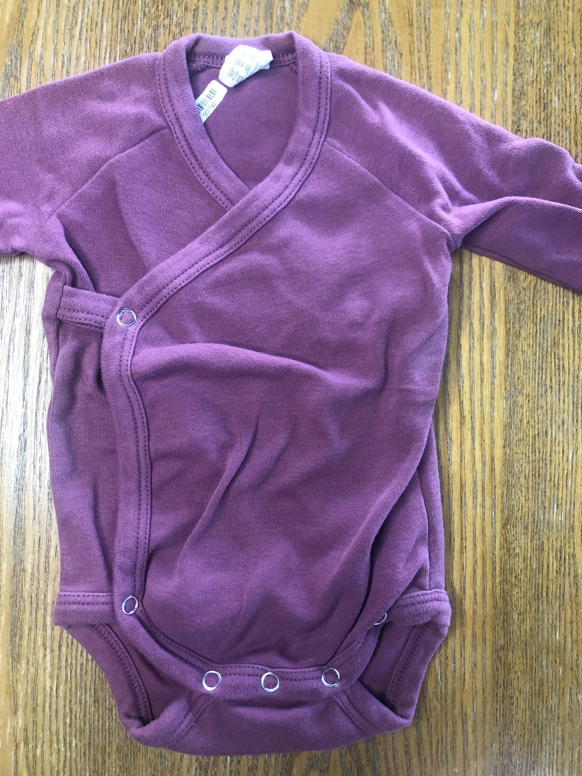 Kate Quinn Girls Burgundy Onesie Size: 3-6 months Burgundy