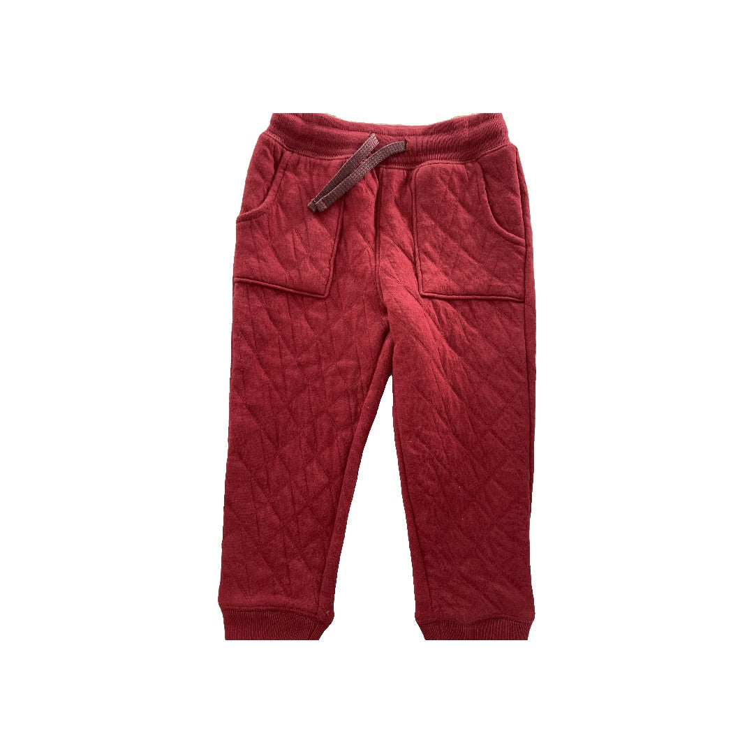 Cat & Jack Unisex Burgundy Pants Size: 3T Burgundy