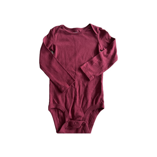 Carters Boys Burgundy Onesie Size: 24 months Burgundy