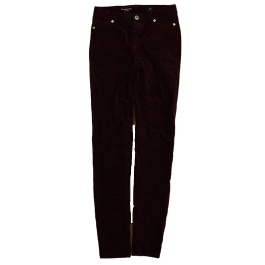 Adriano Goldschmied Girls Burgundy Jeggings Size: 16 Year Burgundy