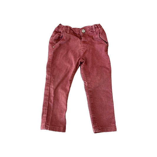 Boys Burgundy Pants Size: 24 months Burgundy