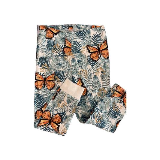 Burt's Bees Girls Butterfly | light green Pajamas Size: 2T Butterfly | light green