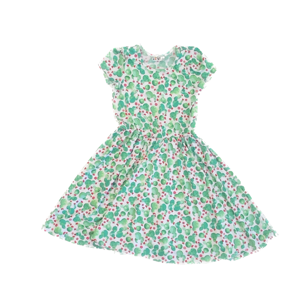 Dot Dot Smile Girls Cactus Dress Size: 7 Years Cactus