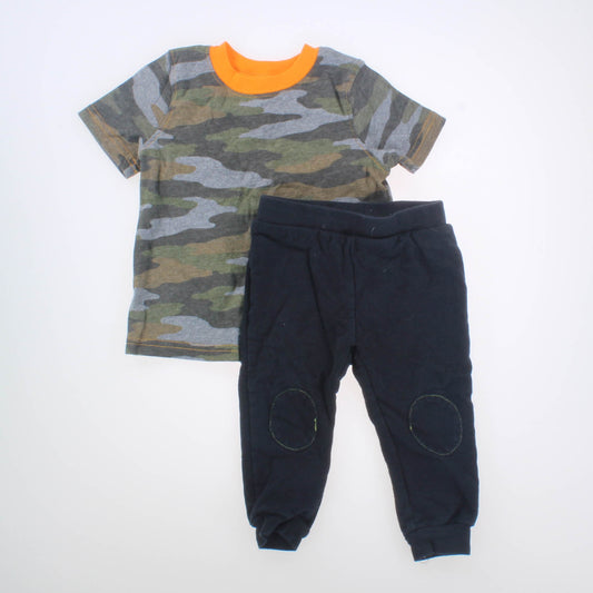 Jumping Beans | Boden Boys Camo | Black Apparel Sets Size: 12 Months Camo | Black