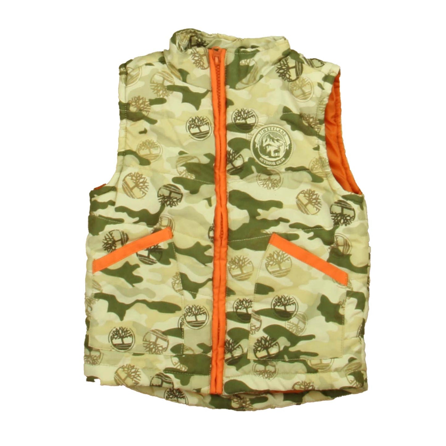 Timberland Boys Camo | Orange Vest Size: 2T Camo | Orange