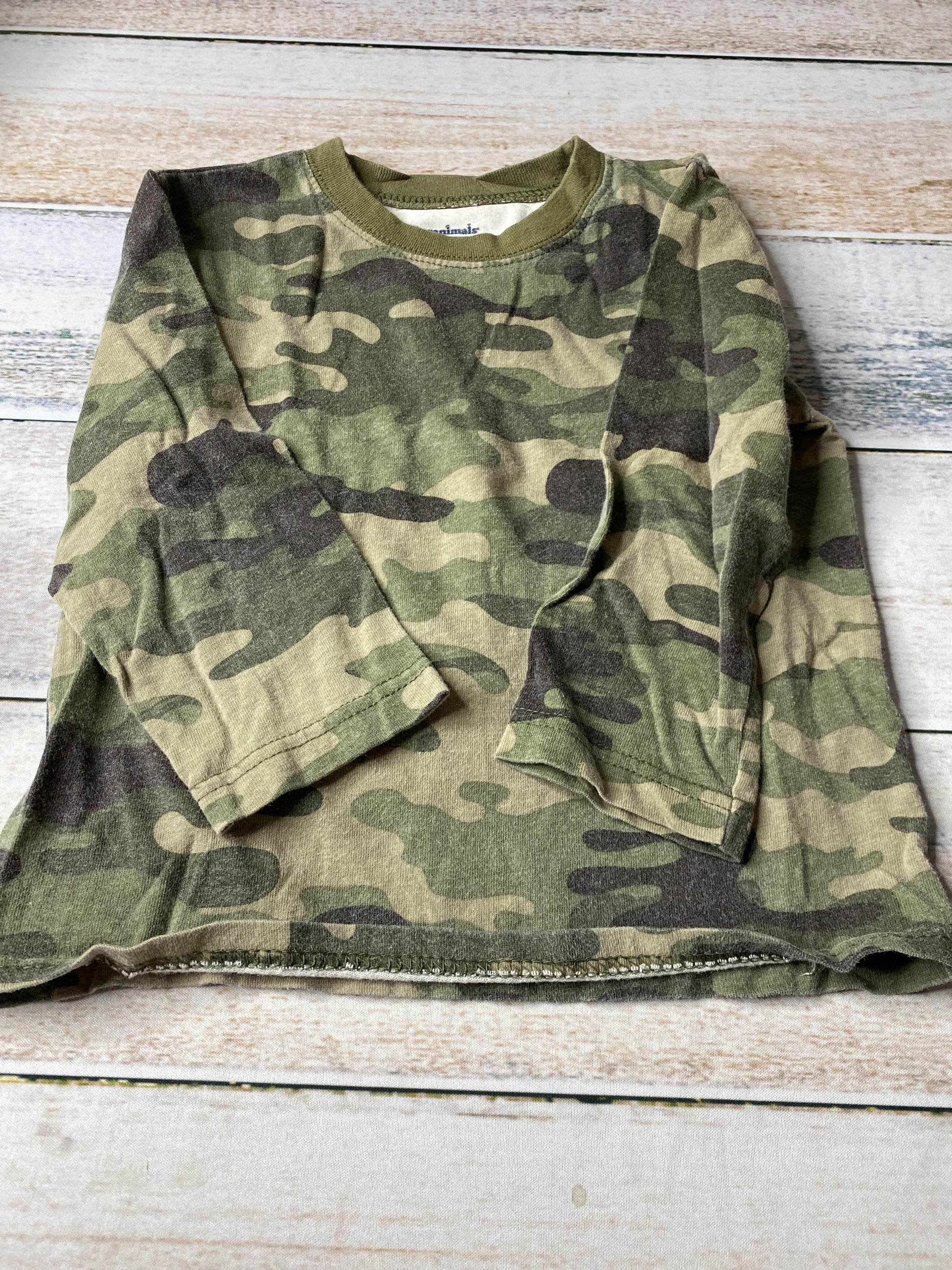 Garanimals Boys Camo Long Sleeve Shirt Size: 3T Camo