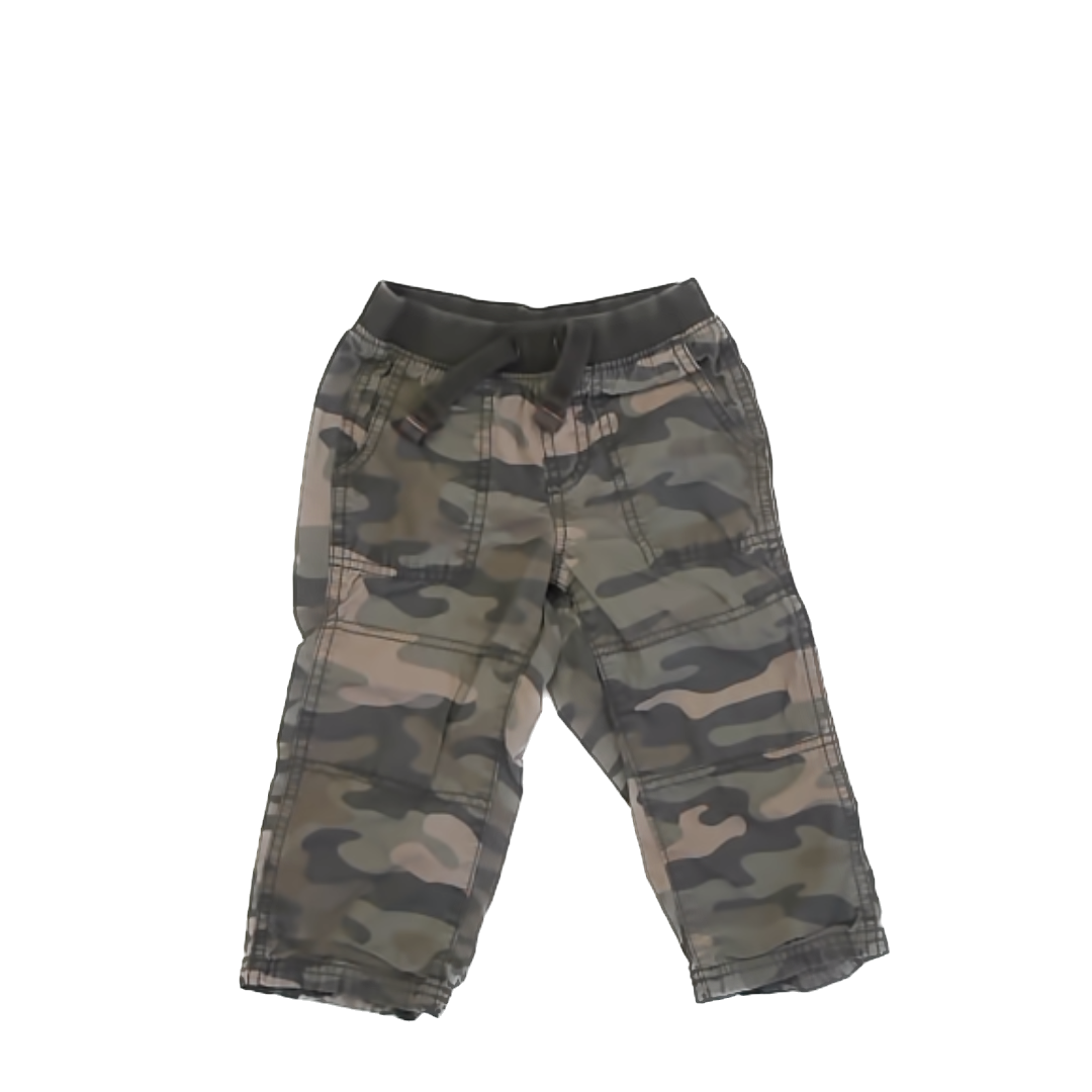 Carter's Boys Camo Cargo Pants Size: 18 Months Camo