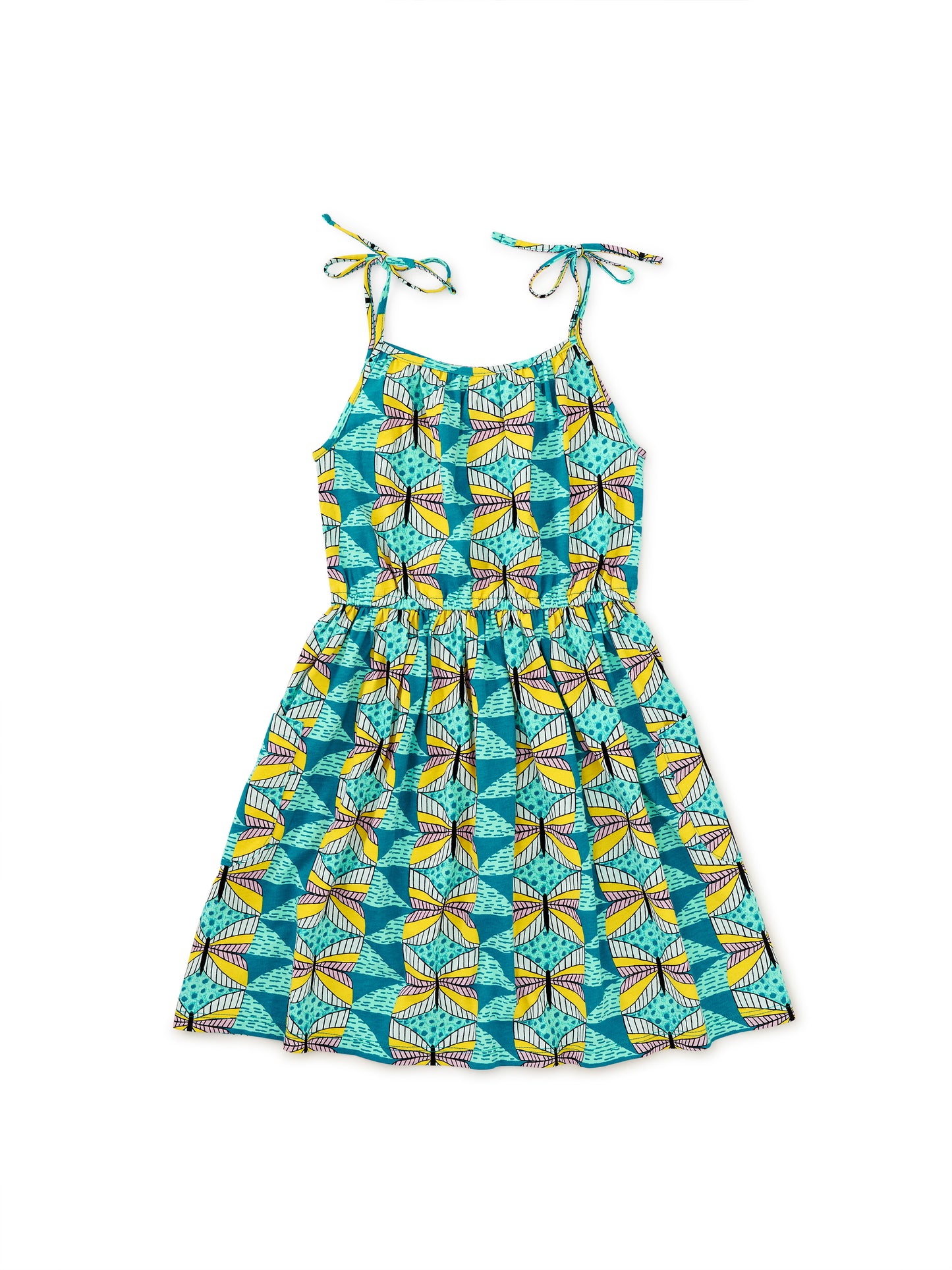 Tea Collection Girls Caribbean Butteflies Dress Size: 4T Caribbean Butteflies