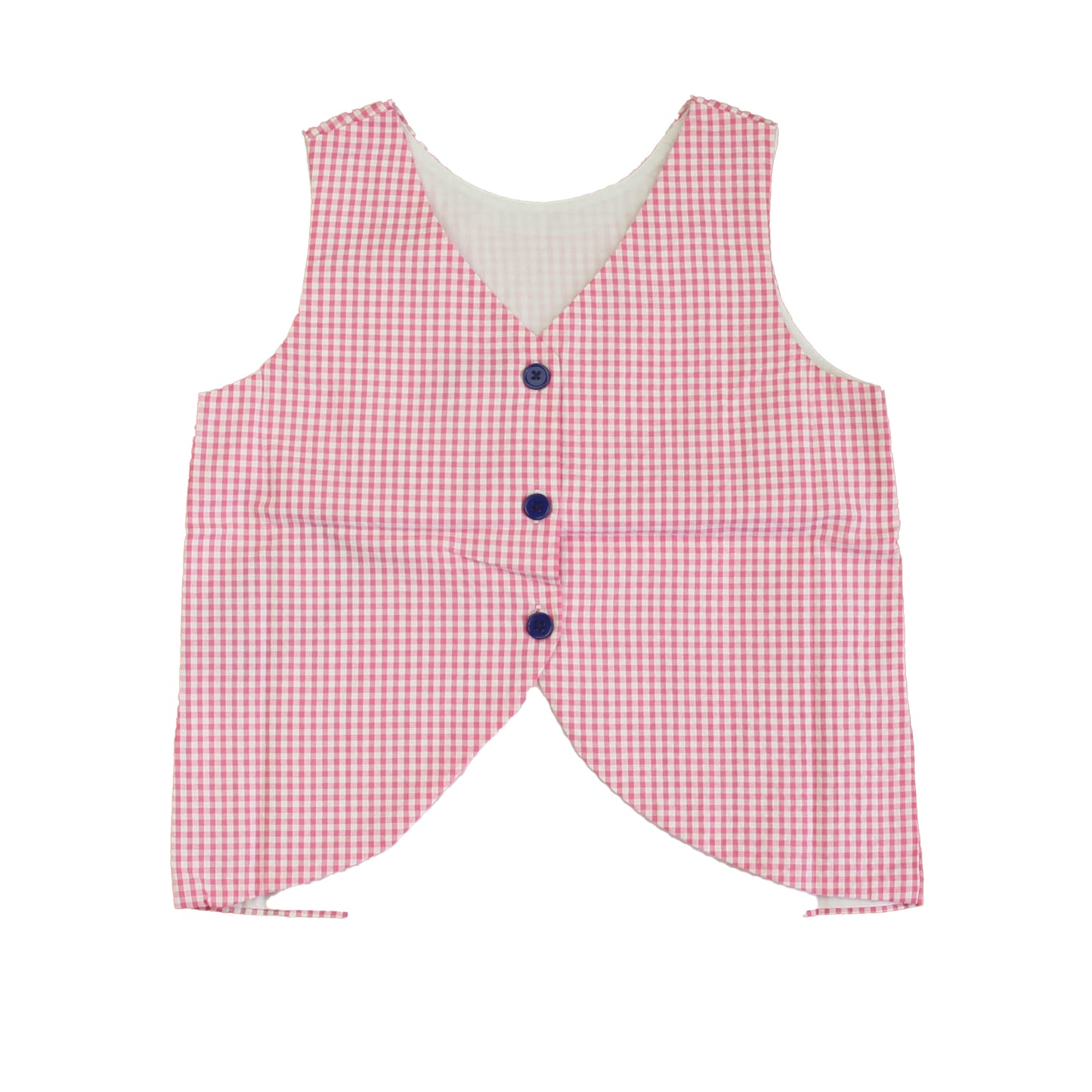 Classic Prep Girls Carmine Rose | Bright White Blouse Size: 6-14 Years