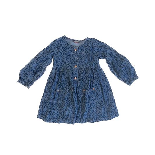 Vince Camuto Girls Chambray Dress Size: 3T Chambray