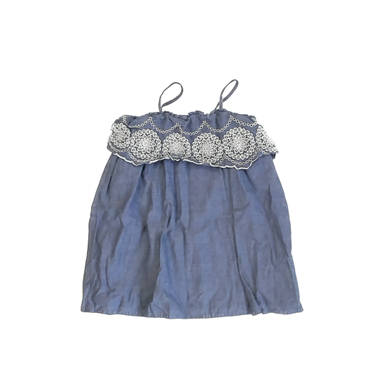 Gap Girls Chambray Dress Size: 3T Chambray
