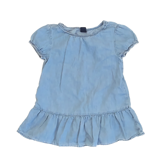 Gap Girls Chambray Dress Size: 2T Chambray